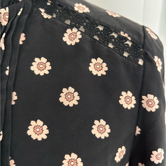 Kate Spade Black Dress with Pink Floral Design - Picture 3 of 9